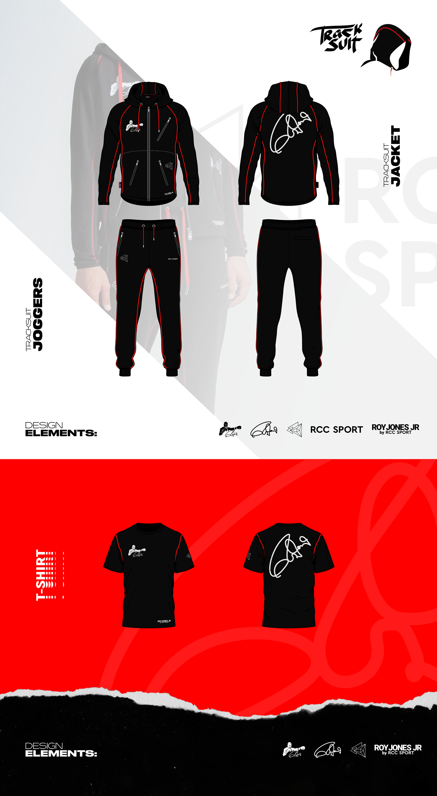 Sportswear tracksuit t-shirt clothes design clothes roy jones jr ILLUSTRATION  branding  Apparel Design Boxing