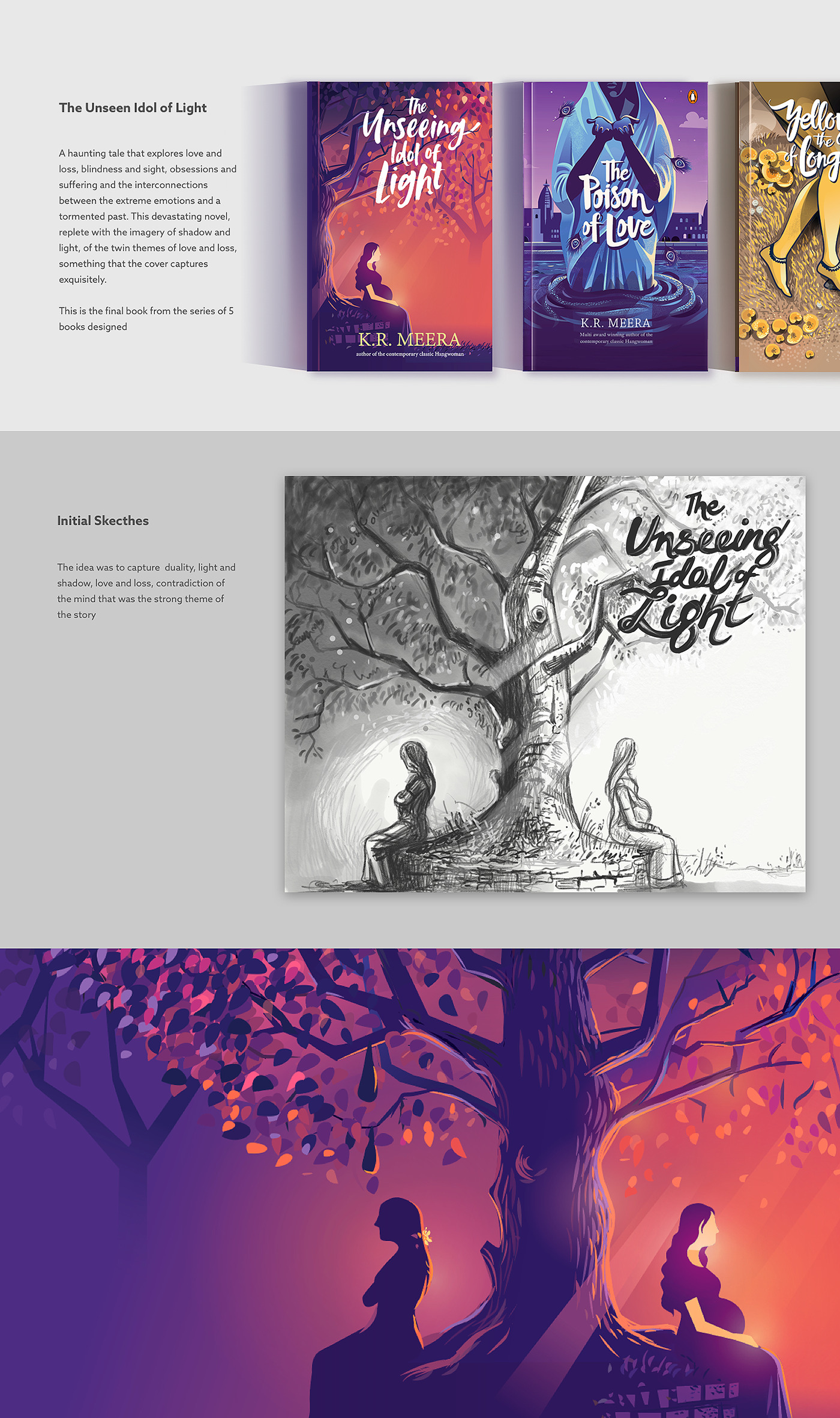 ILLUSTRATION  bookcover India contrast editorial cover print digital adobe
