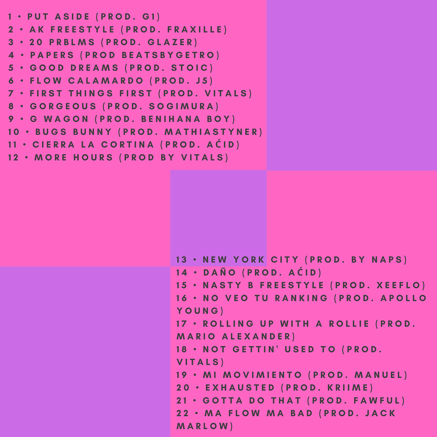 pink purple artwork Cover Art cover design album cover tracklist cd cover book