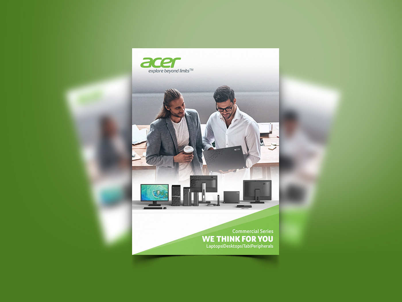 Acer commercial product Flyer Design acer design marketing  