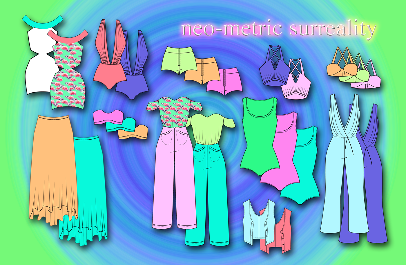 neo-metric surreality design SCAD Clothing digital