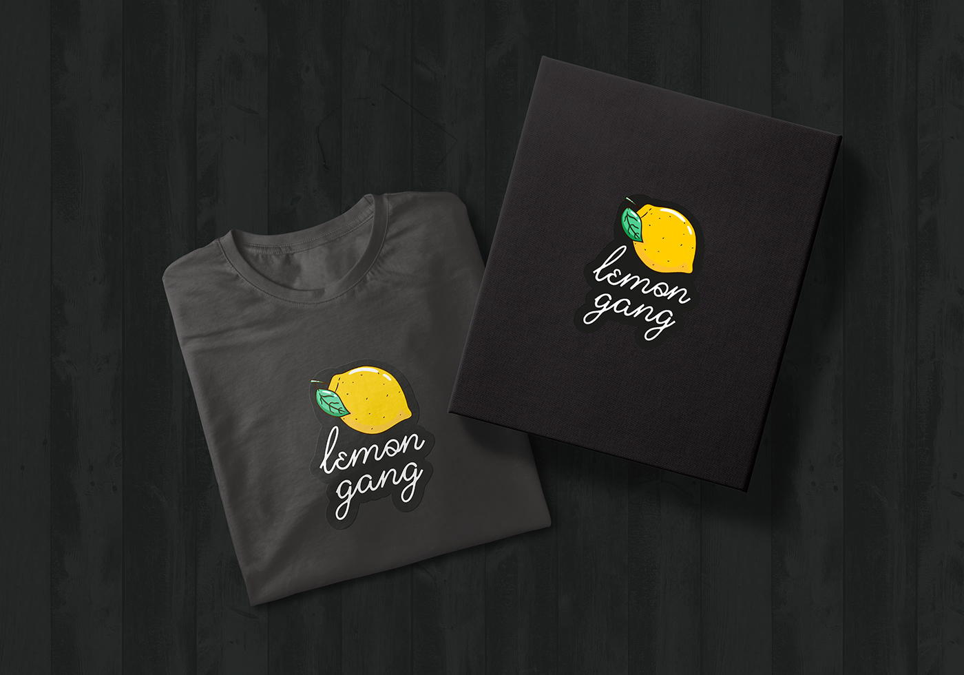 APPAREL LOGO athens graphic design  Greece lemon gang logo lemon logo limassol logo Logo Design Yellow logo