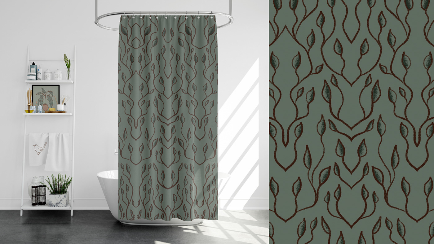 Cozy Calm is a surface design collection