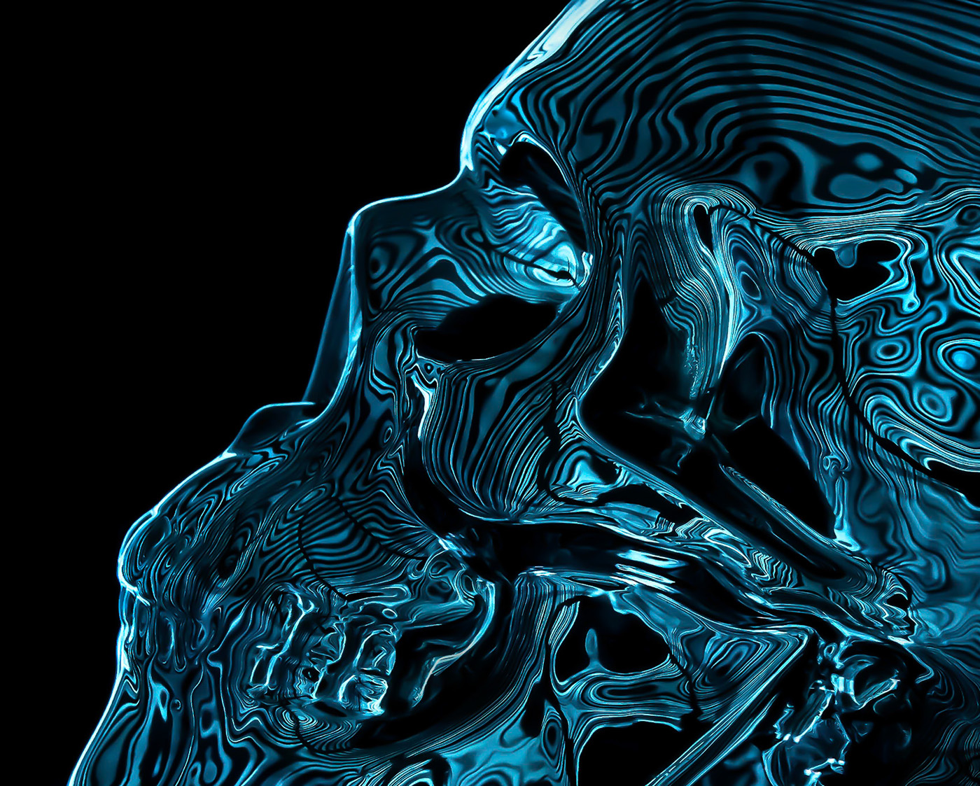 skulls graphic motion Form human electric neon design long exposure art still-life camera linear vivid
