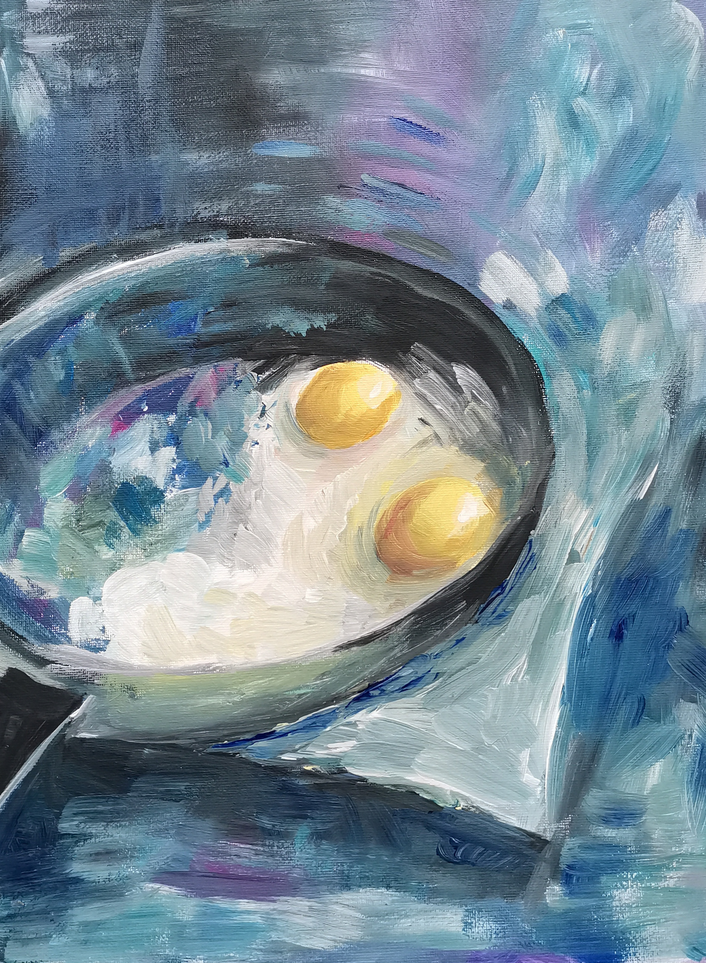 acryl eggs painting   Pan