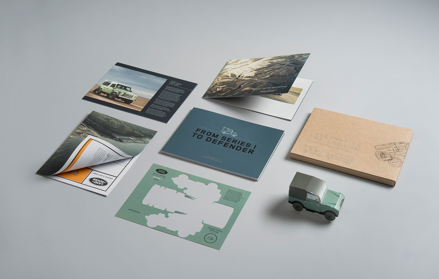 Land Rover book print pop up automotive   car map Pack