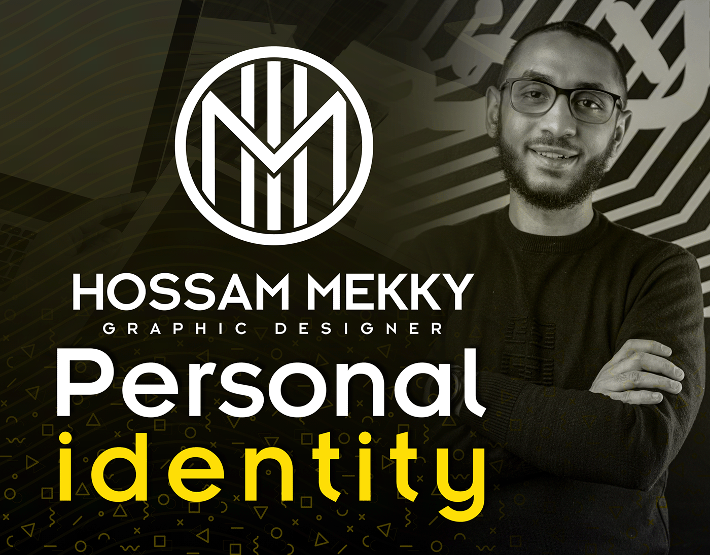brand business card identity Logo Design mockups personal branding Personal Identity yellow
