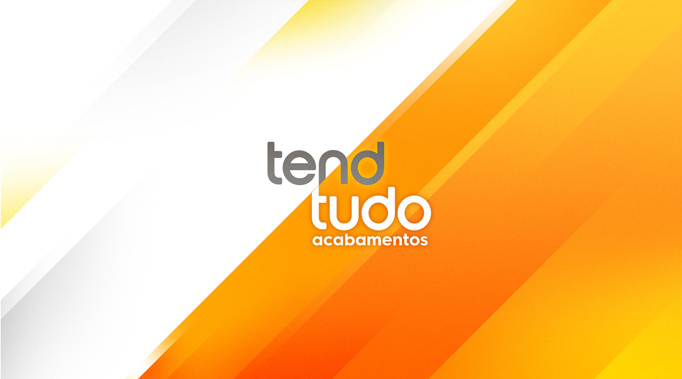TendTudo Building Supplies home supplies store environment retail environment retail store Visual Communication store design orange visual identity