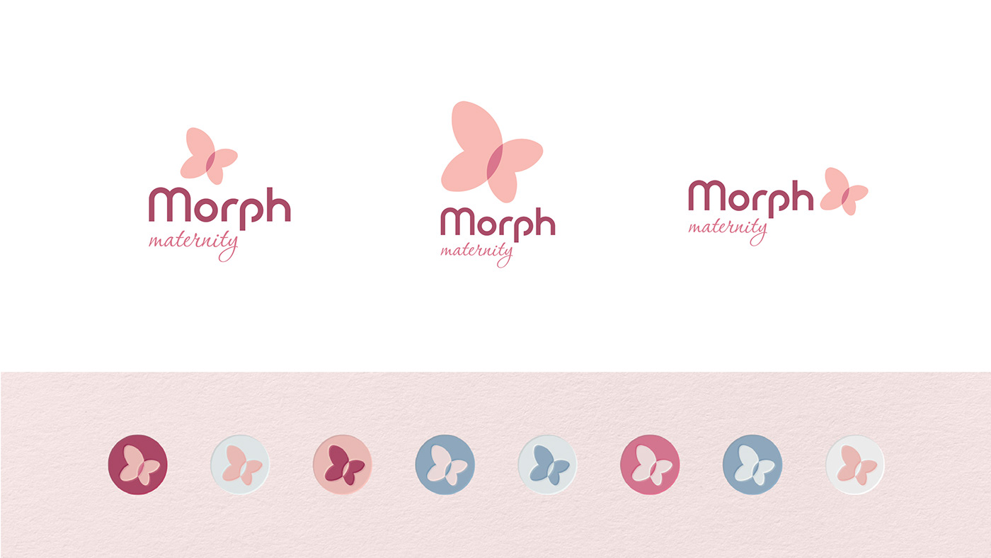 Logo Design branding  pregnancy beauty logo Logotype identity feminine baby brand guidelines