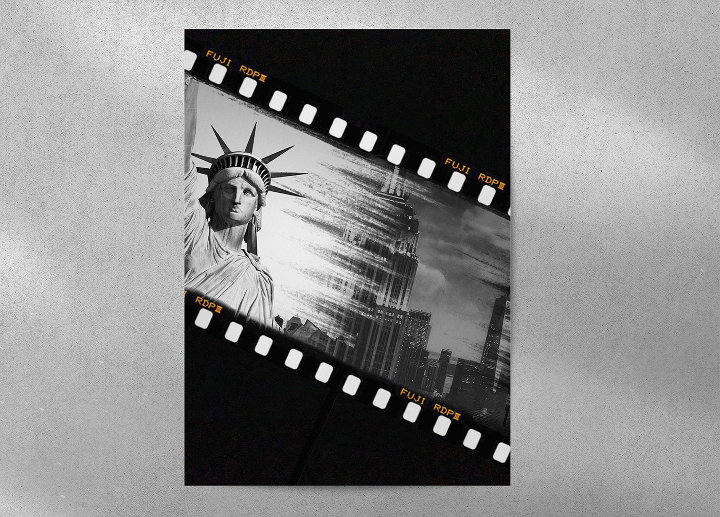 poster New York Film   black and white noir