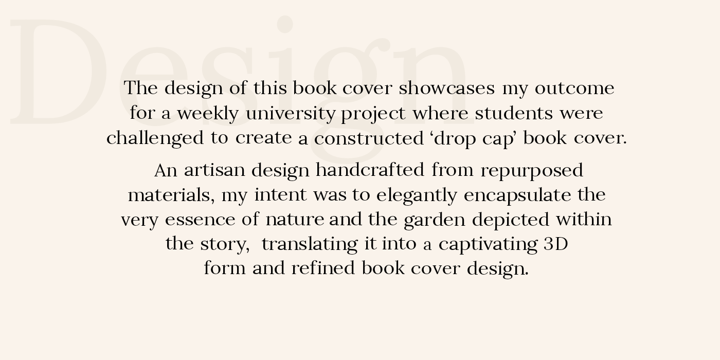 Book Cover Design Drop Cap typography   Graphic Designer Social media post book cover book Layout Design