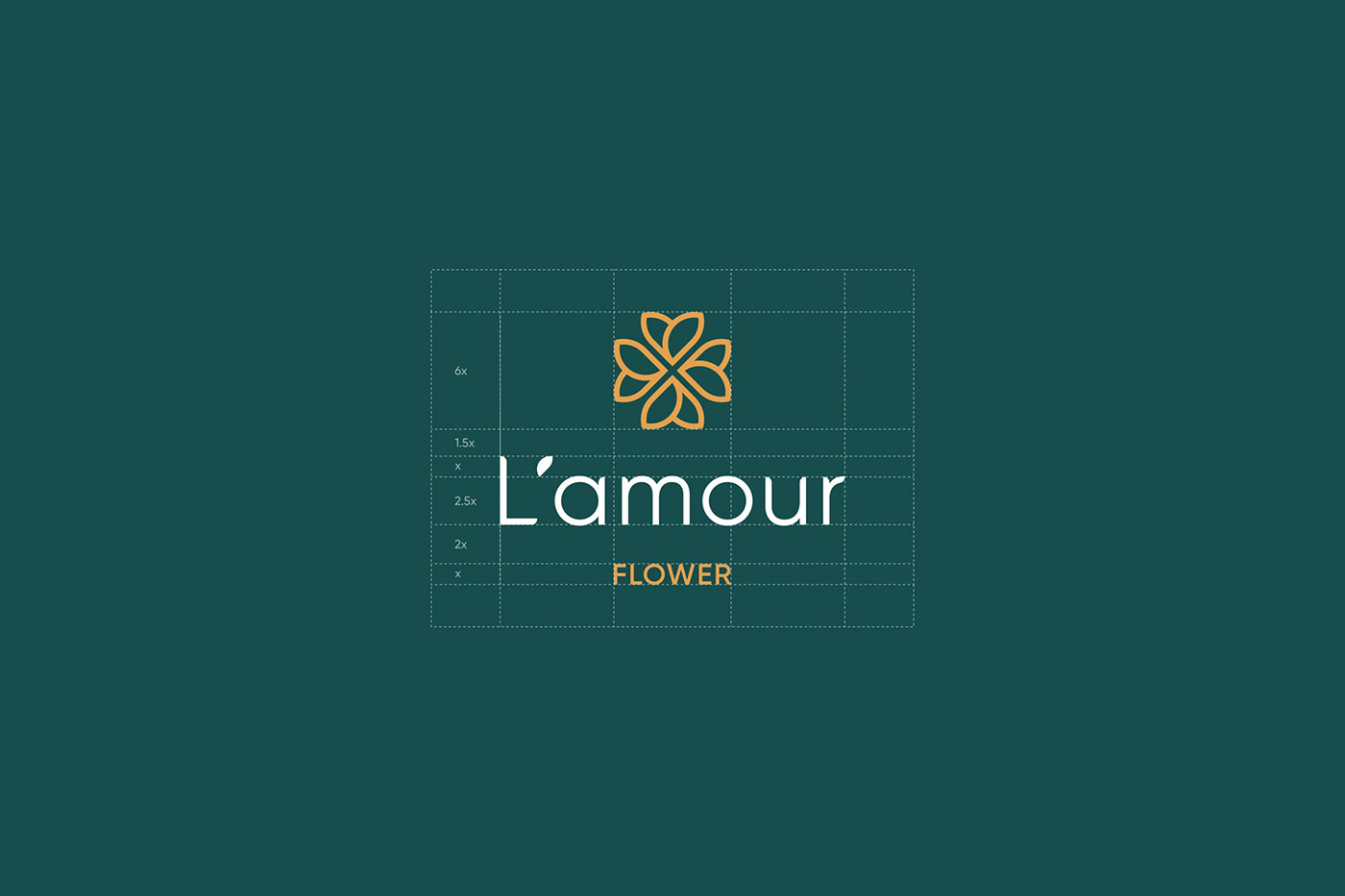 Flower Shop logo minimal floral branding  gold luxury logo