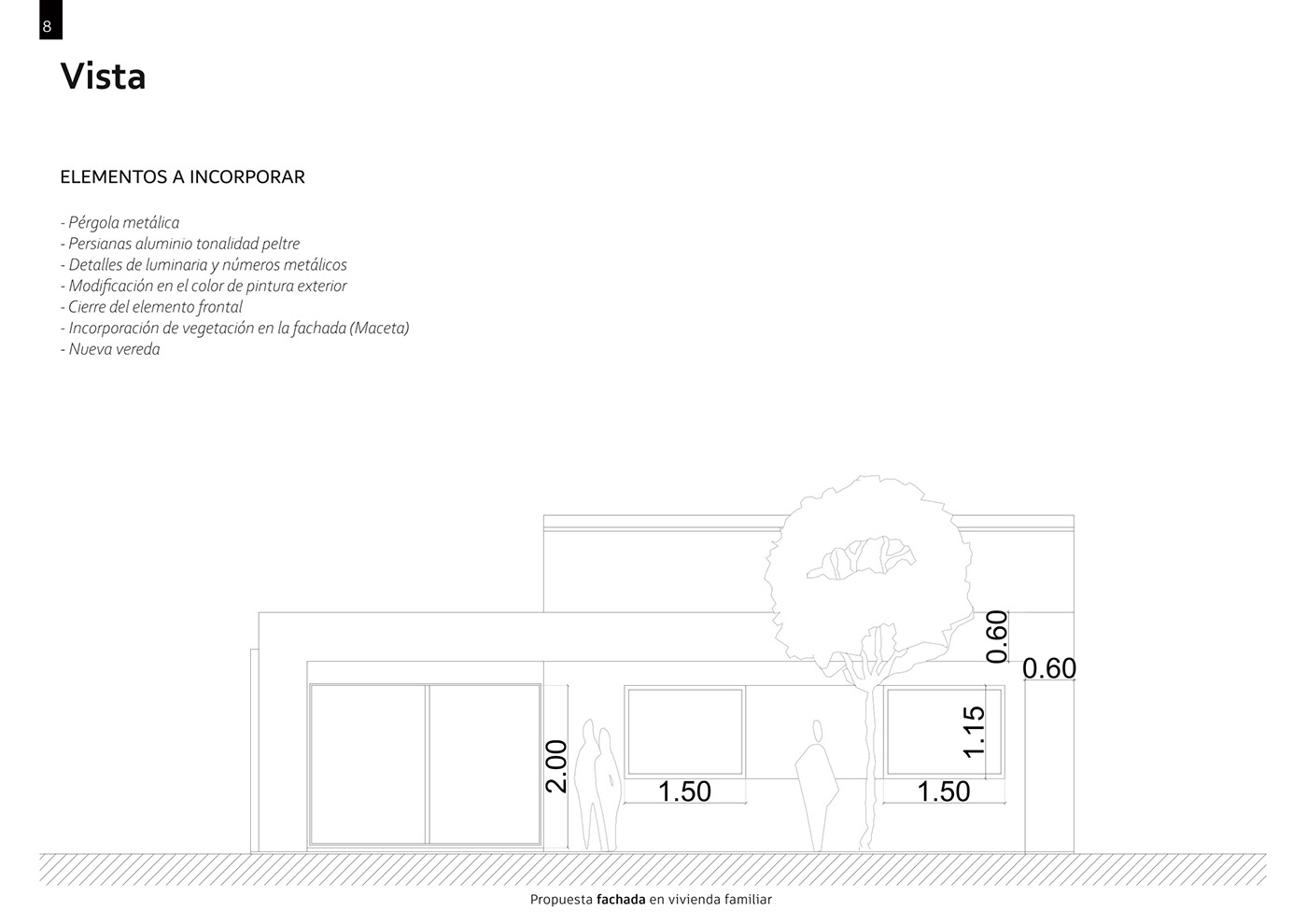architecture editorial design  visualization 3d modeling Render exterior vivienda arquitectura SketchUP fachada