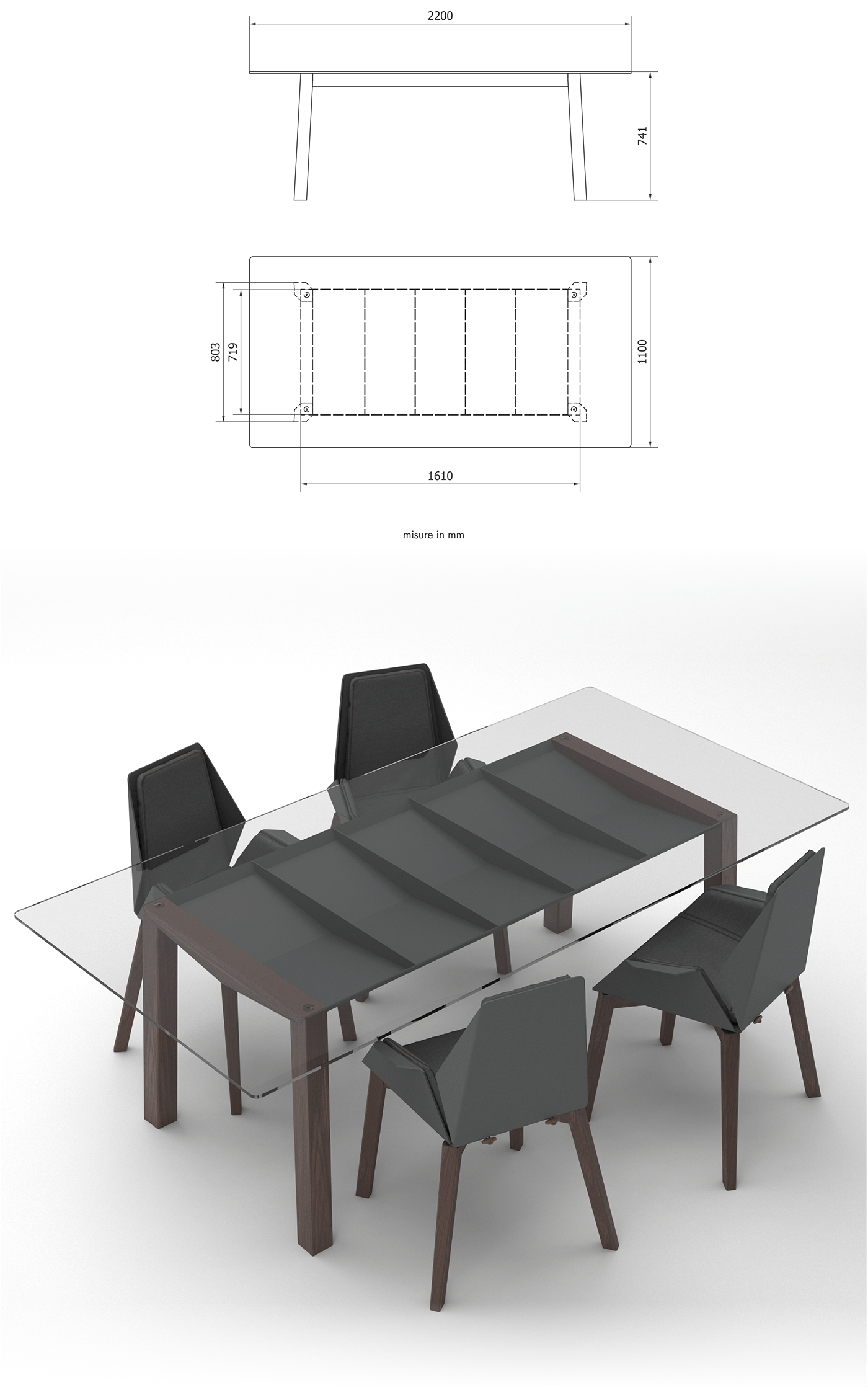 design design di prodotto furniture product product design  table tavolo wing