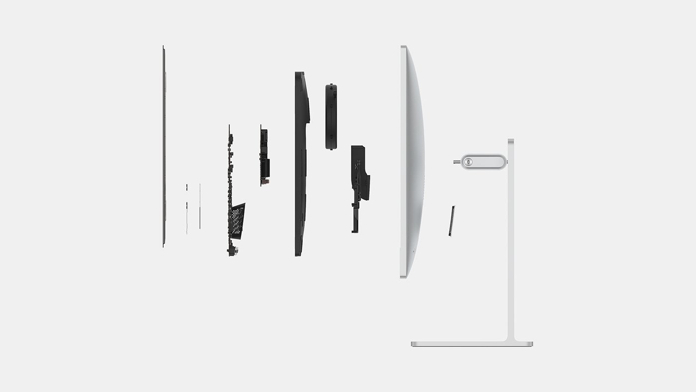 apple concept iMac mac details minimal photoreal concept design design visualisation