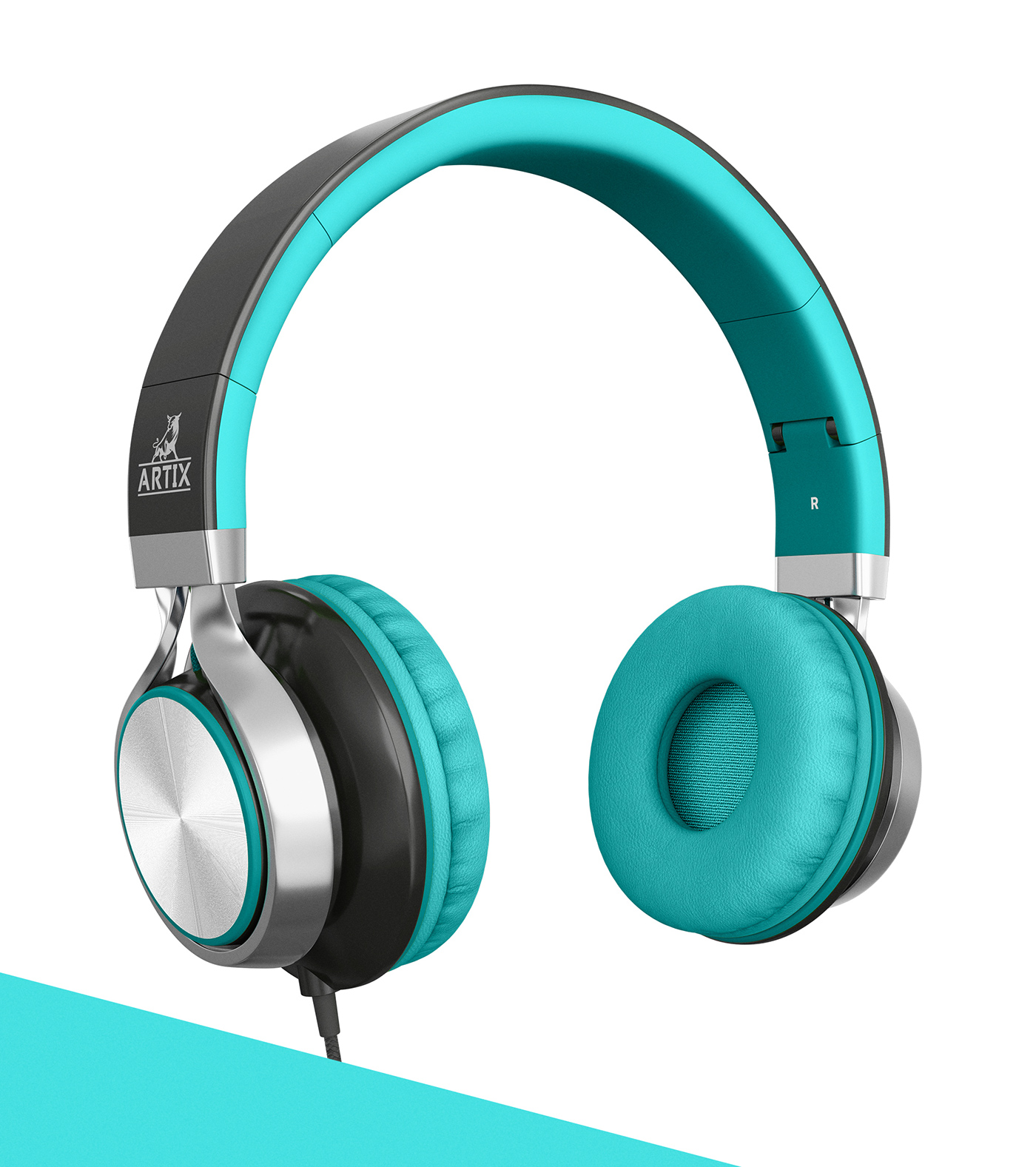 headphone pantone wacom music Gadget CGI 3D Render colors product