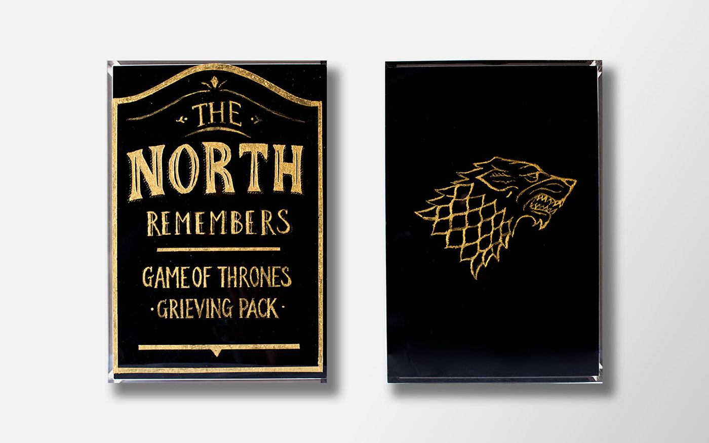 Game of Thrones graphic design  hand paint kit publication typography  