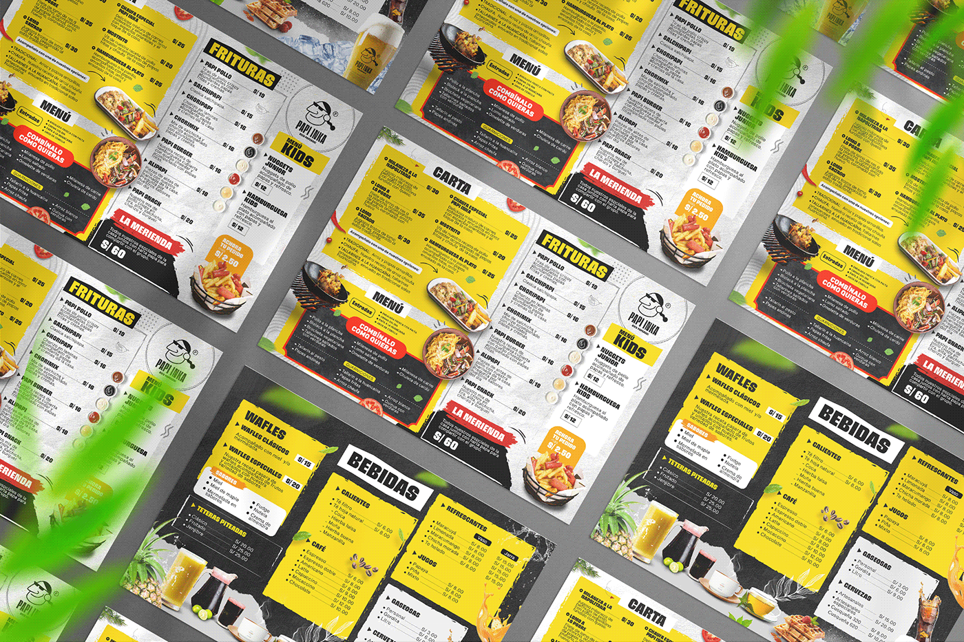 menu design Food  Social media post Graphic Designer Socialmedia designer post marketing   Carta menú digital diseño de cartas menu