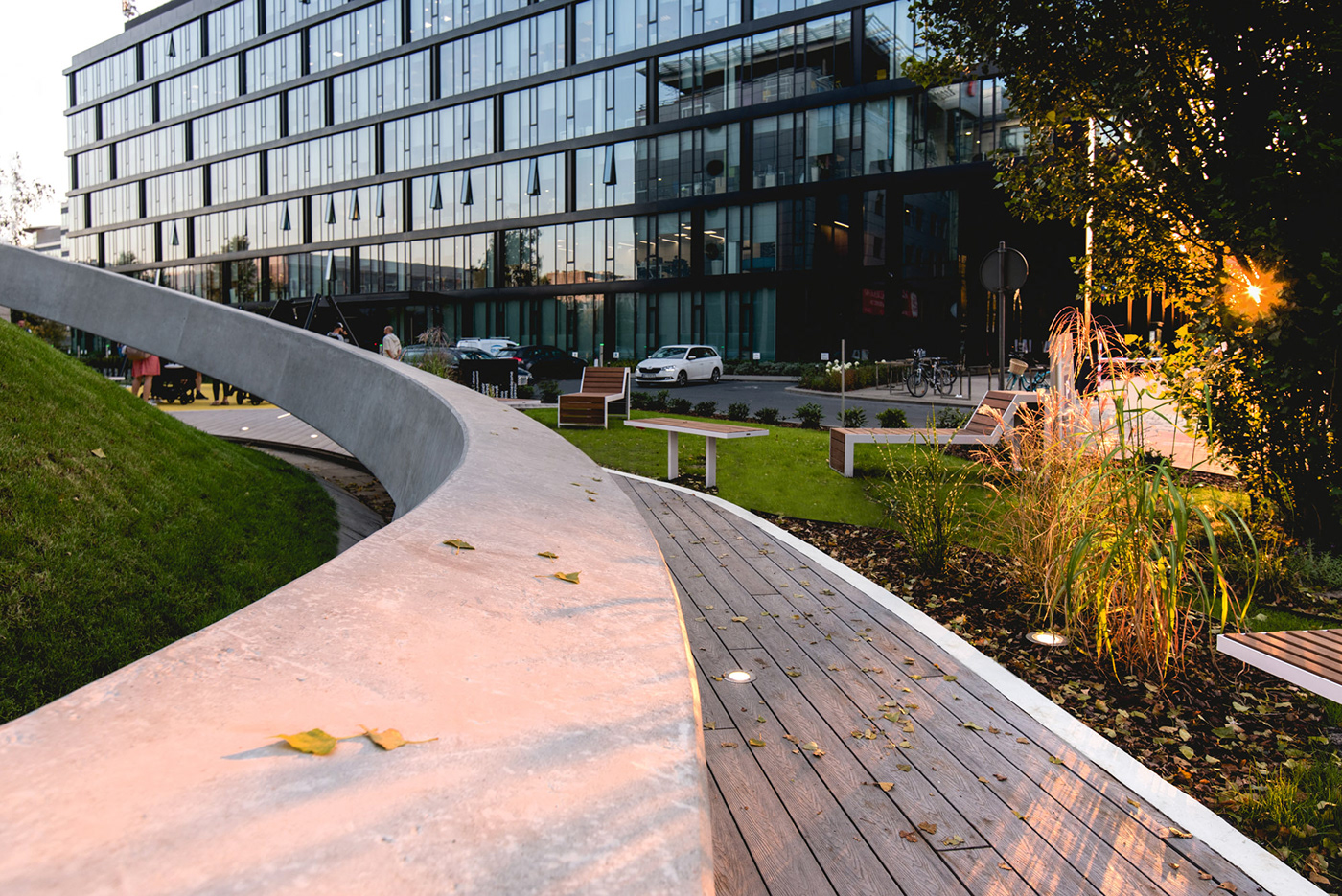 amphitheatre concrete cultural Landscape mode:lina modelina architekci Office poland warsaw