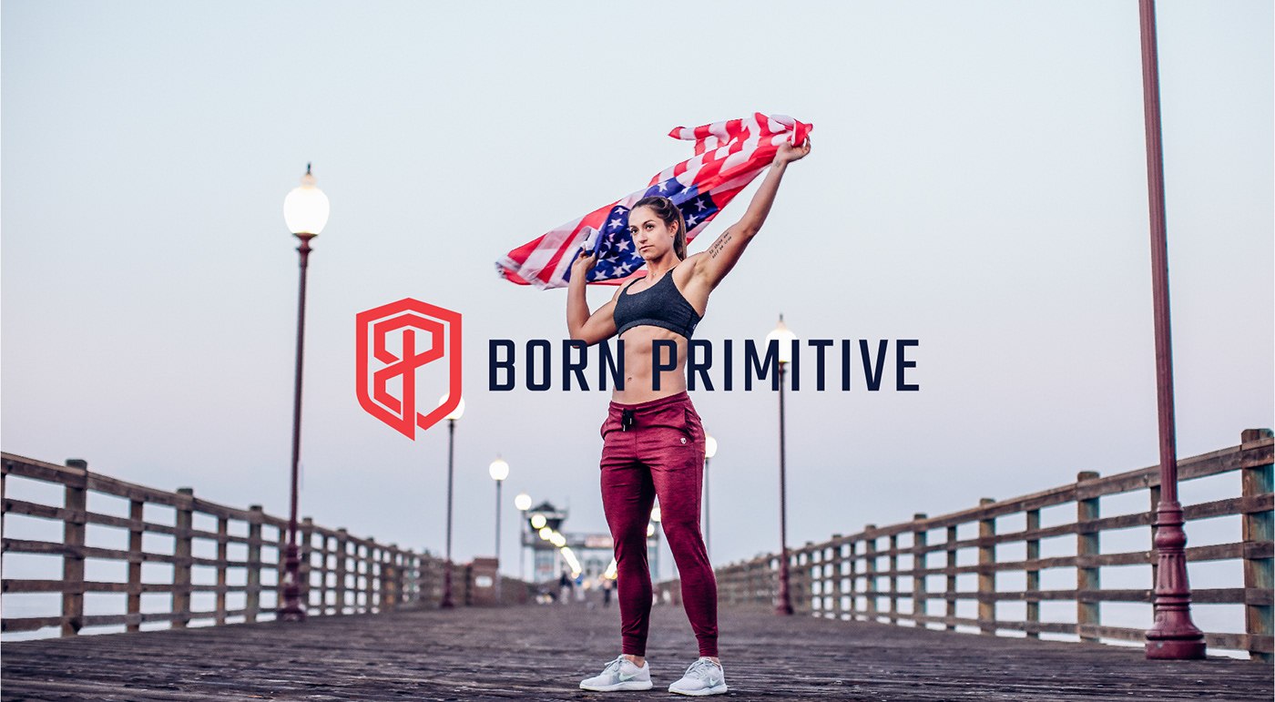 brand design cross fit Born Primitive identity Photography  logo branding  sports fitness