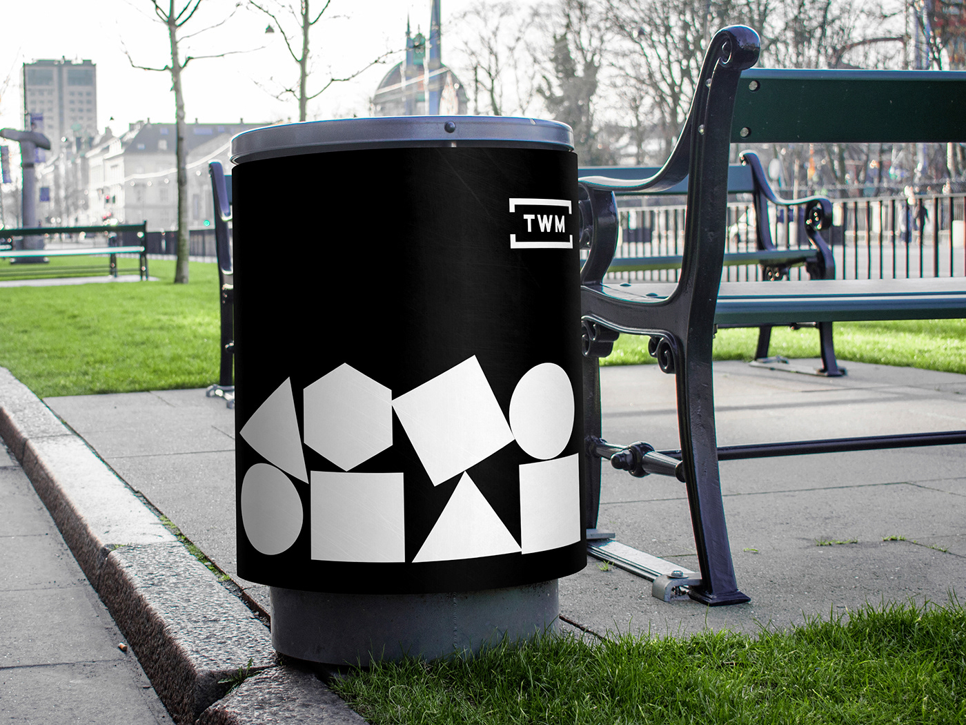 brand identity logo company identity logo vozduh TWM eco Ecology recycle recycling