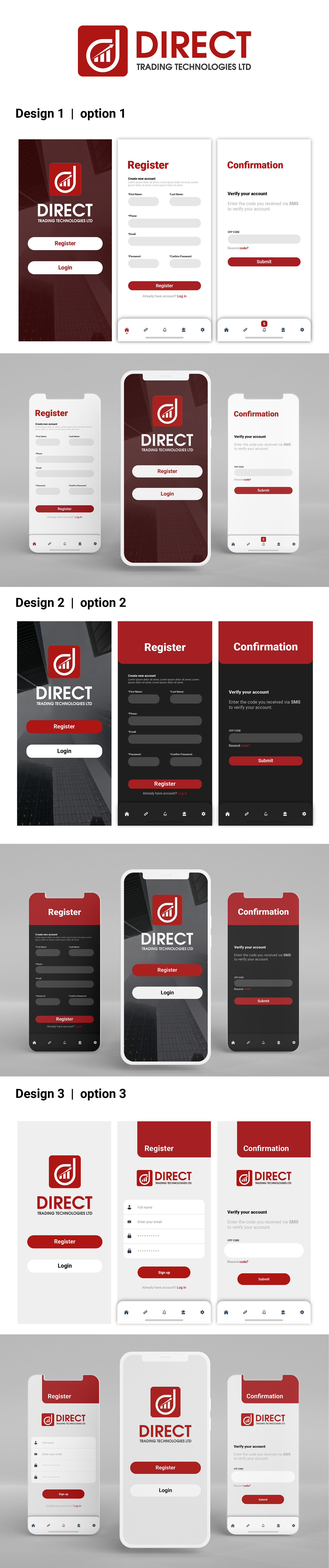 Brand Design branding  Mobile app