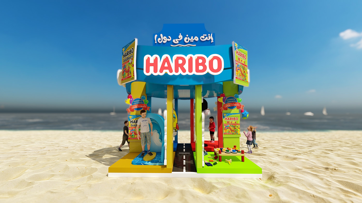 activation beach Candy haribo sea summer