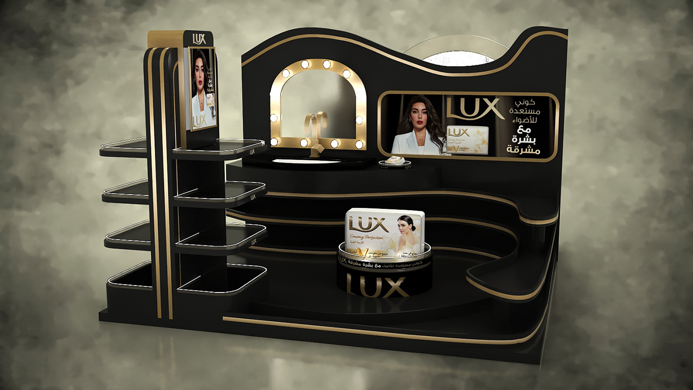 Advertising  campaign Lux LUX Campaign posm Unilever