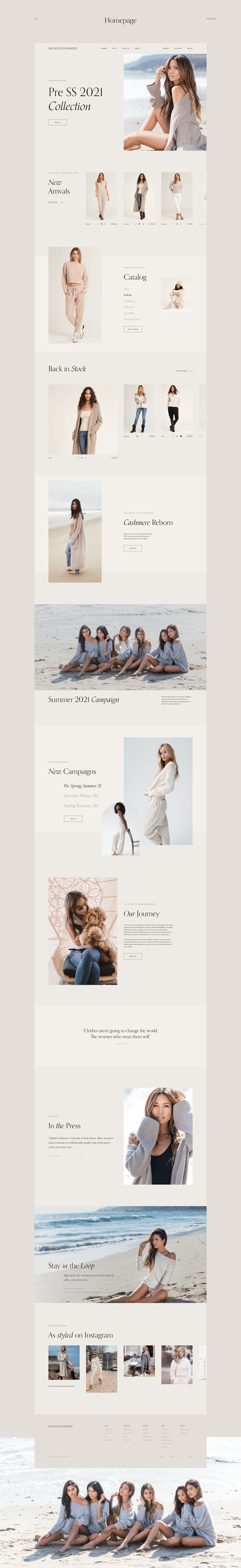 Clothing concept e-commerce Ecommerce Fashion  redesign shop store UI ux