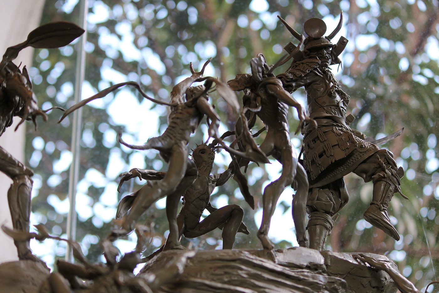 sculpture art sculptor creaturedesign Escultor design clay chavant samurai traditionalart