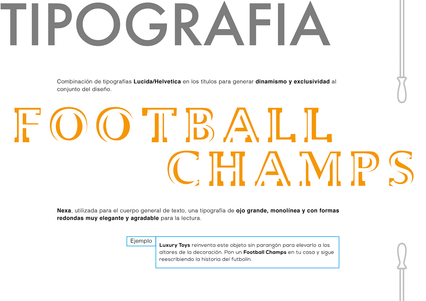 design Catalogue catalogo diseño futbolín football