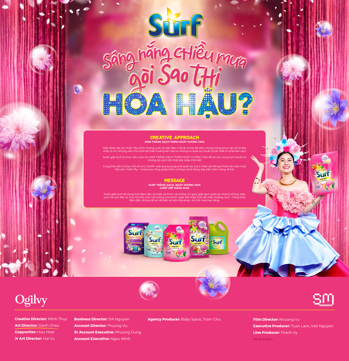 Advertising  music video Surf Unilever