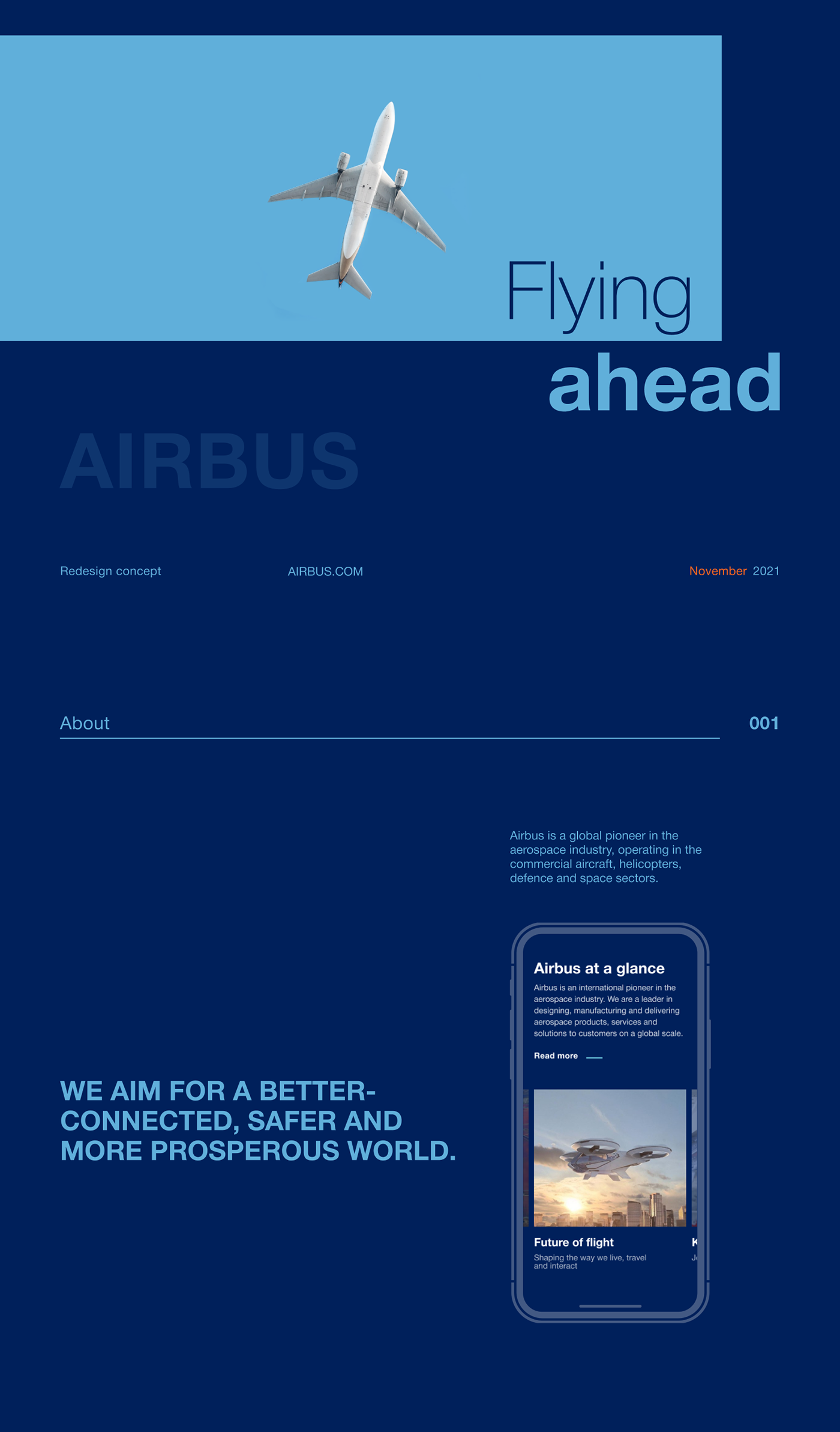 Airbus Aircraft airplane concept corporate Figma redesign UI/UX Web Design  Website