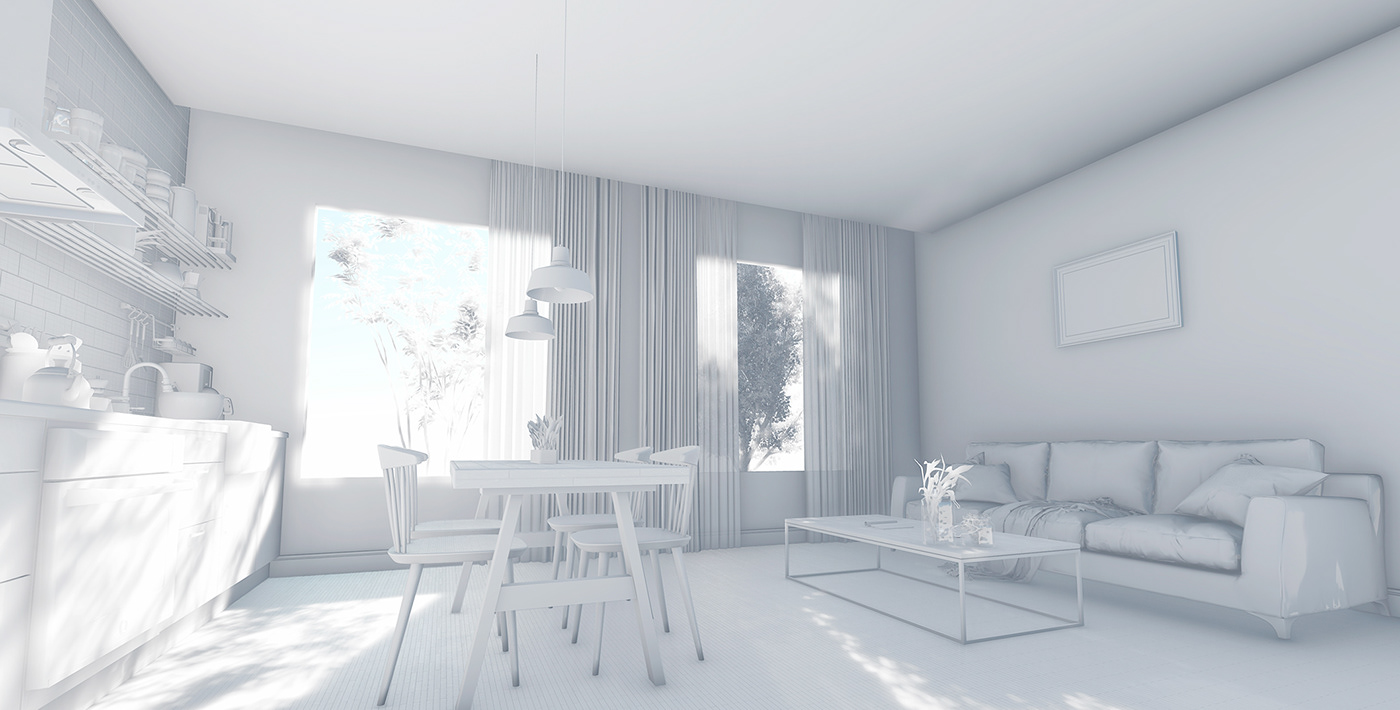 3D Rebder cinema4d Real best octane vray class White cool