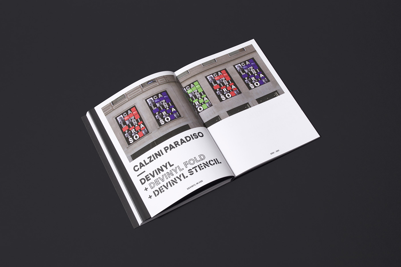 Typeface book font line vinyl edition