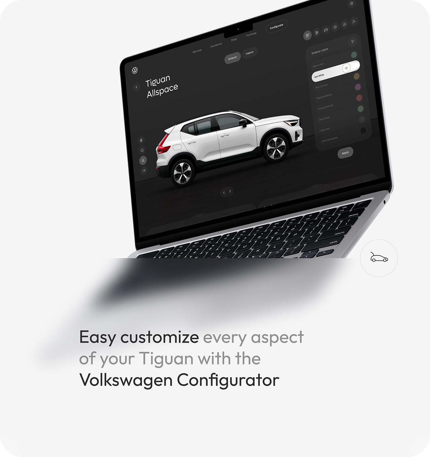 Volkswagen Configurator - UX UI & Branding Design