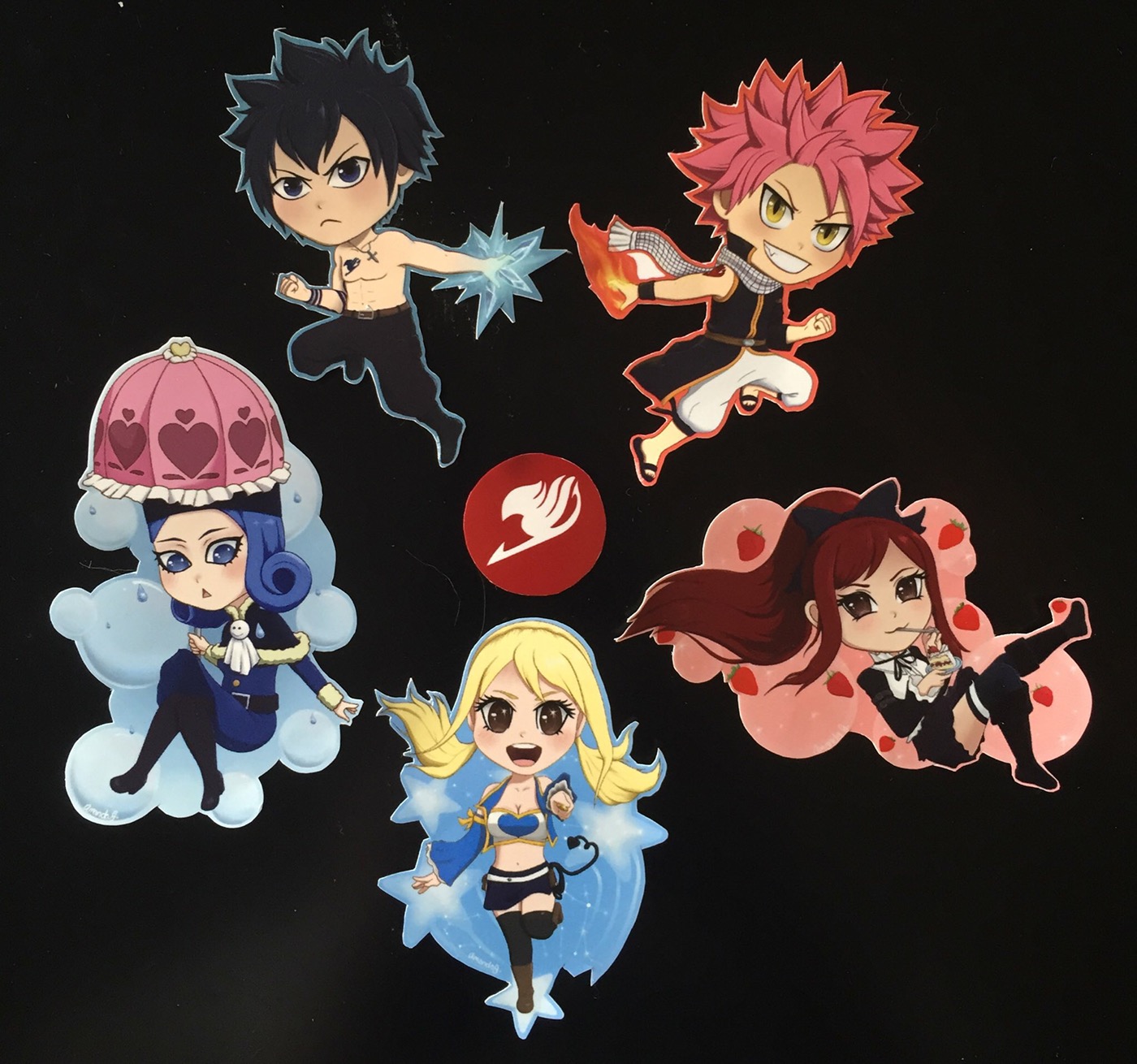 FAIRY TAIL anime manga stickers fanart