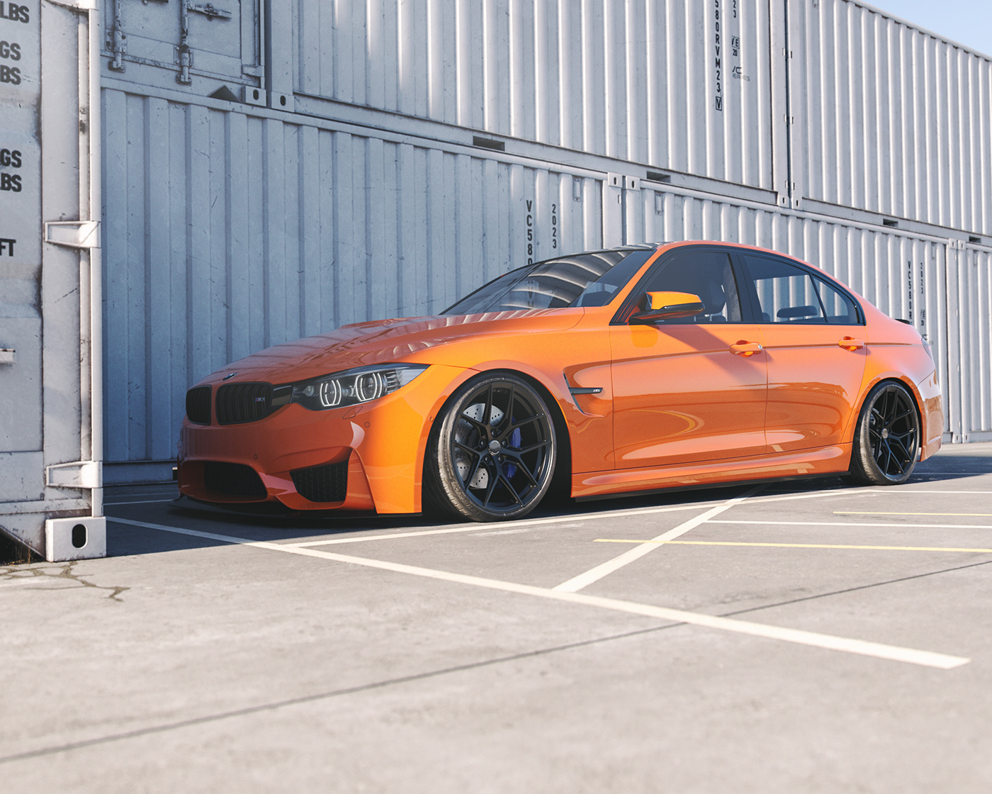 3D automotive   BMW CGI corona exterior Render visualization
