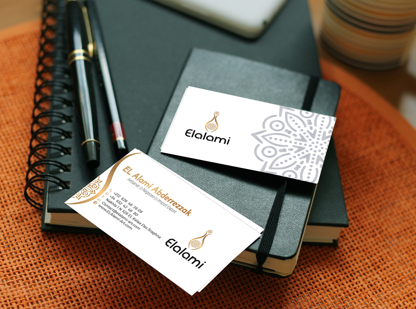 letterhead business card identity graphic design  print design 