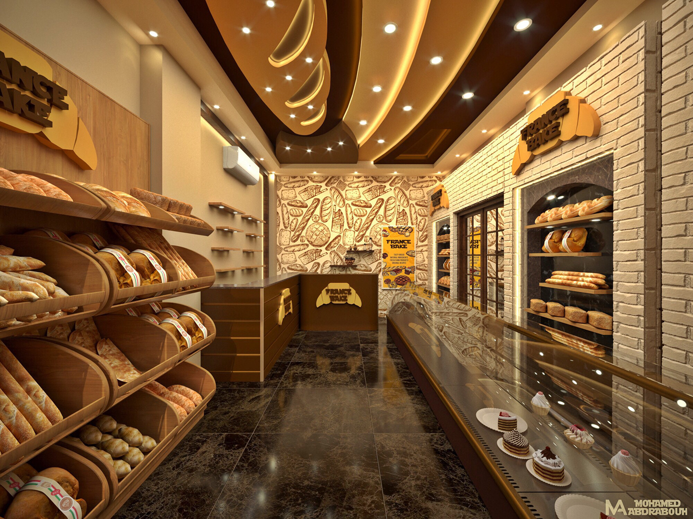 bakery interior design