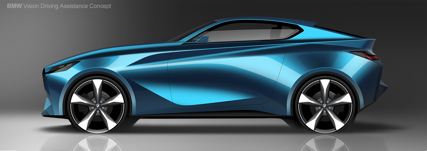 BMW design concpet sketch car design painting   car exterior exterior design auto design