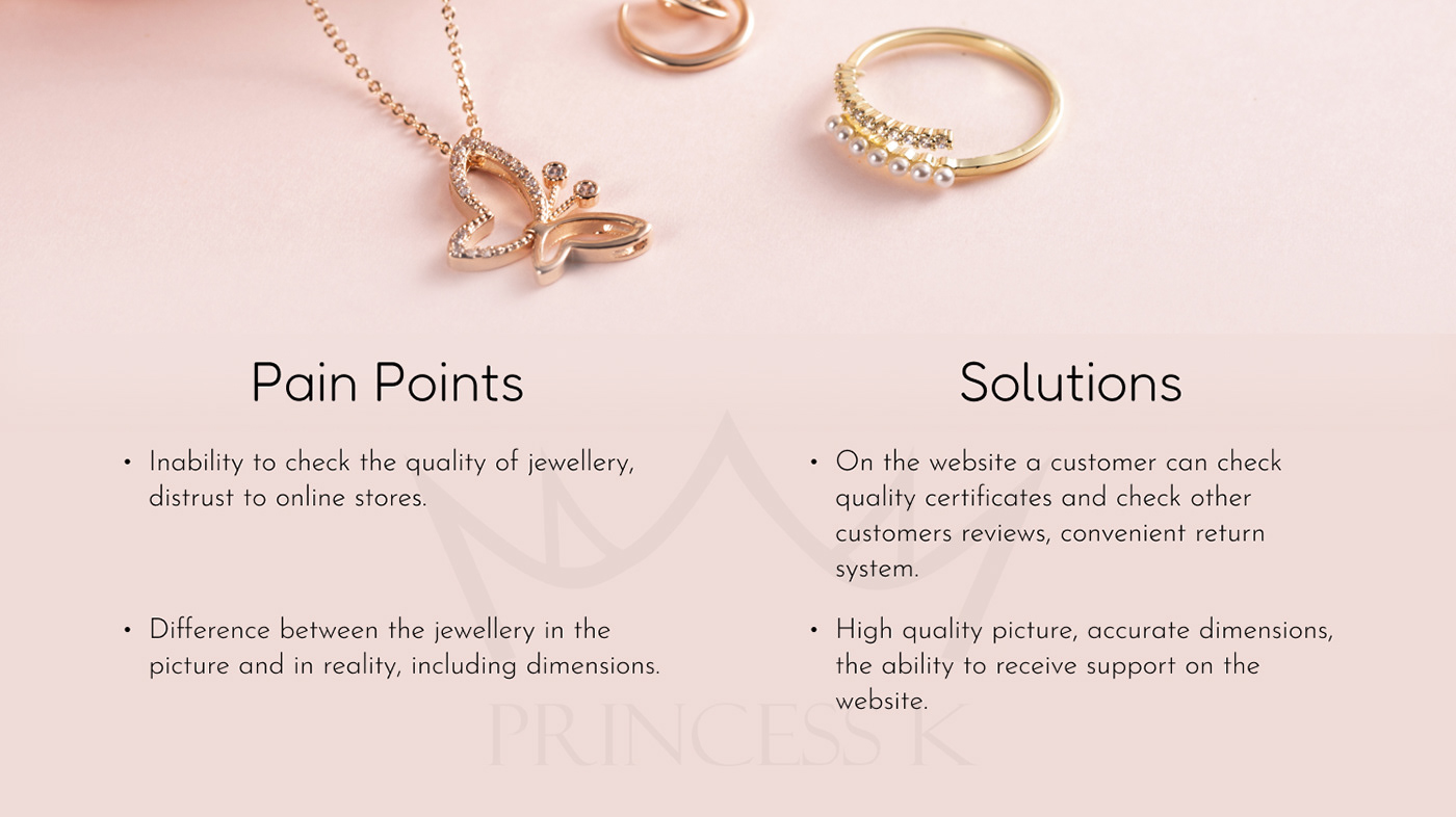 commercial design facion jewelry Web Design 