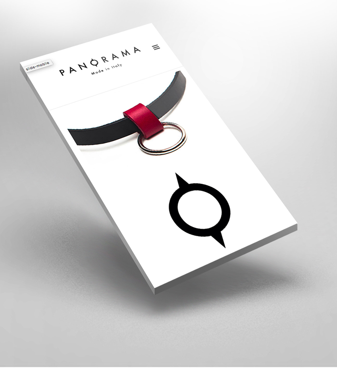panorama Website Web Design  branding  chocker cuff jewels handmade collar made in italy