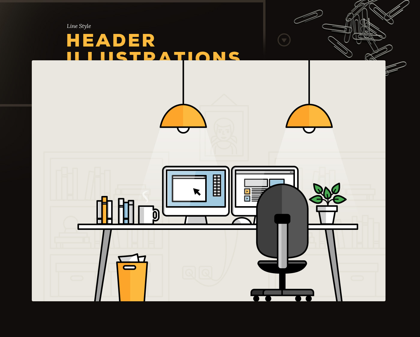 Website agency icons illustrations development HTML wordpress