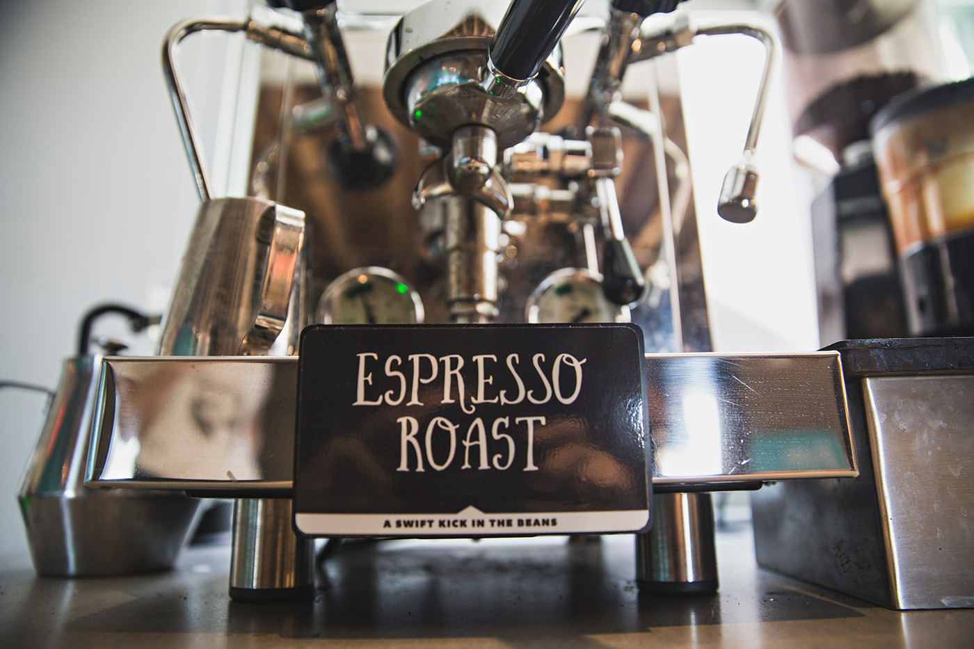 Rebrand brand identity Coffee cup design dash in cafe Collateral