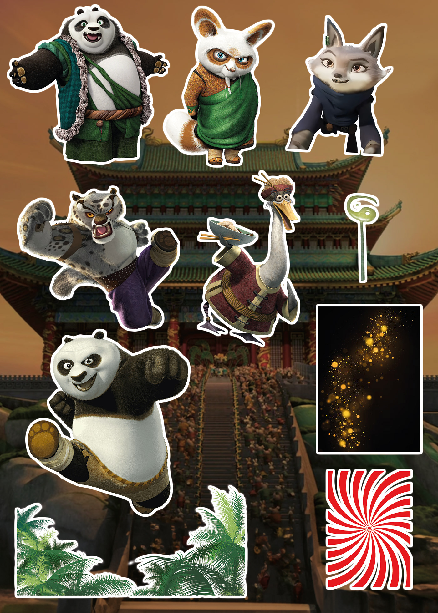 kungfu Panda  poster Film   Photography  photographer redesign UI/UX