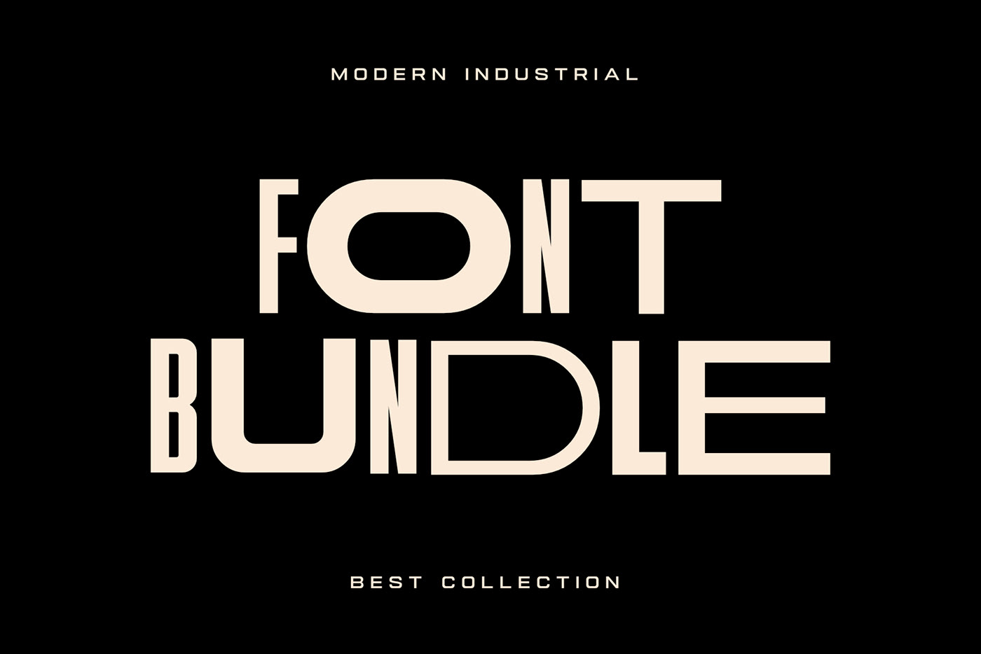 INDUSTRIAL FONT BUNDLE MODERN INDUSTRIAL FONT industrial font Industrial Fonts
