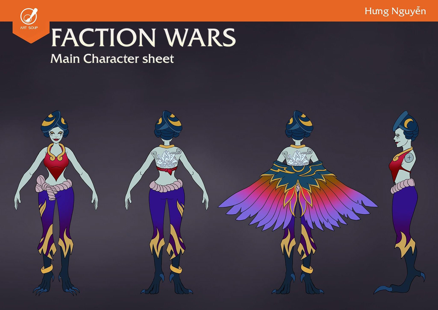 disney Moba Game Character design  concept