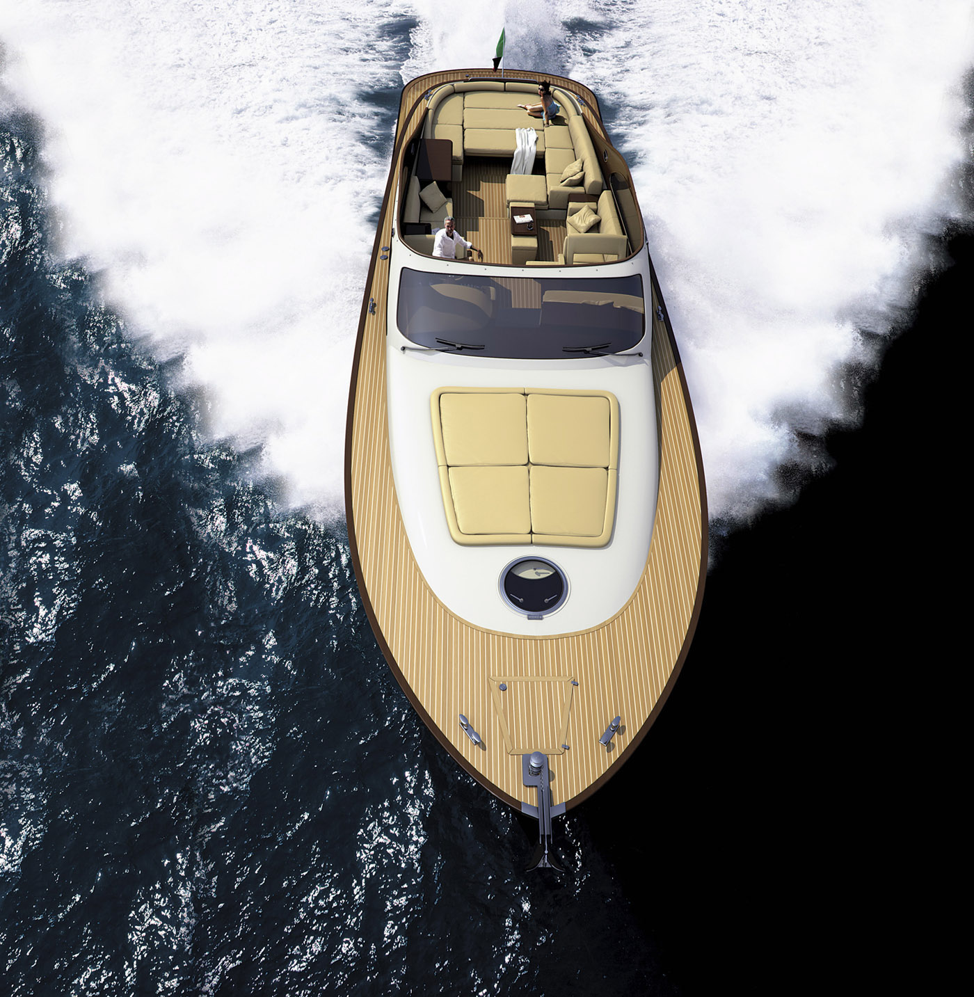 3D boat CGI rendering visualization vray yacht