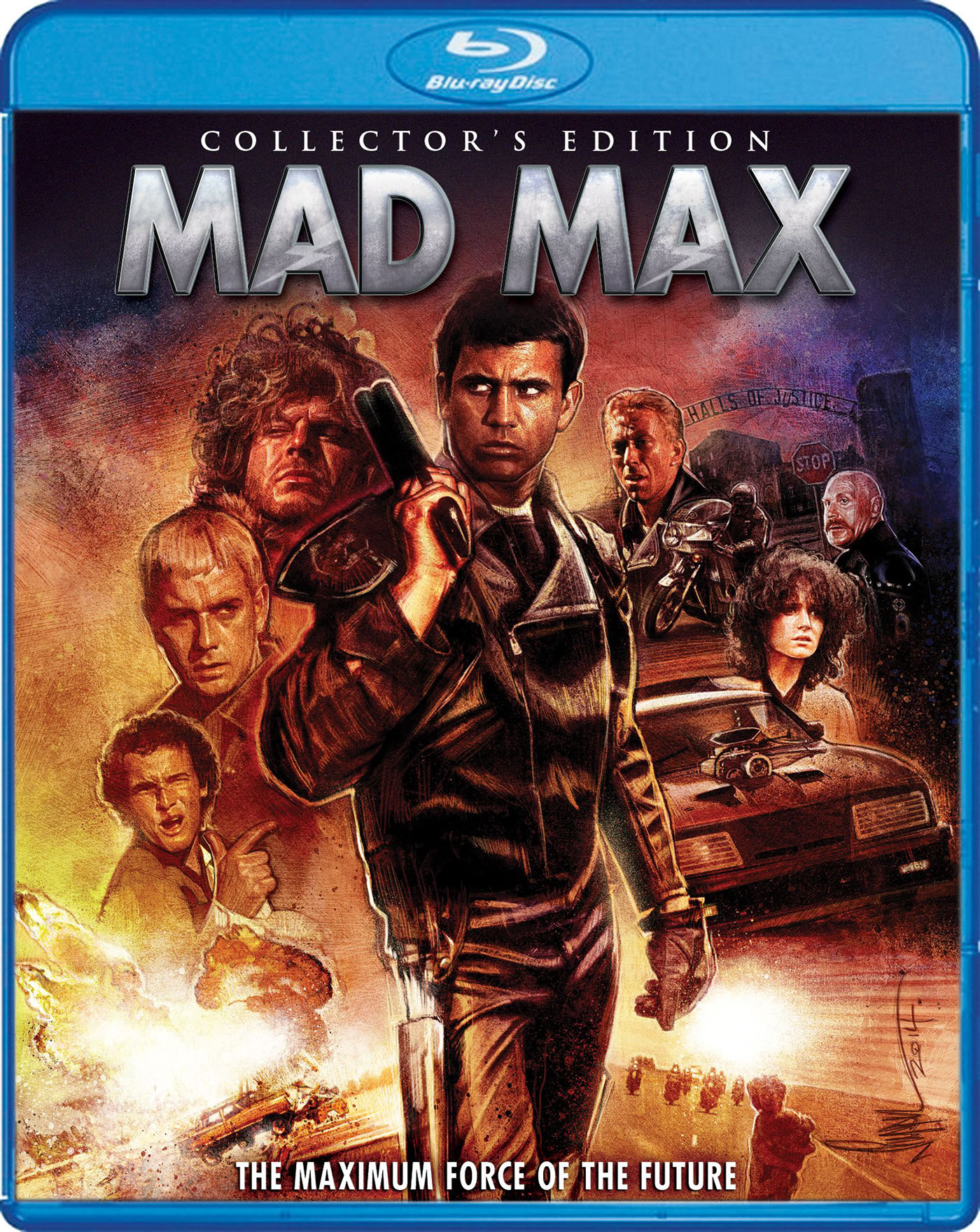 Mad Max bluray Collectors Edition film poster print cover Gibson George Miller